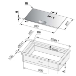 V-Zug  Cooktop V6000 I906 90厘米 嵌入式電磁爐